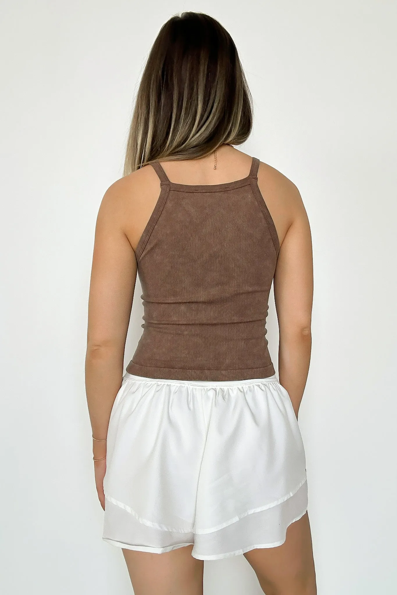 Safi Seamless Ribbed Knit Tank Top