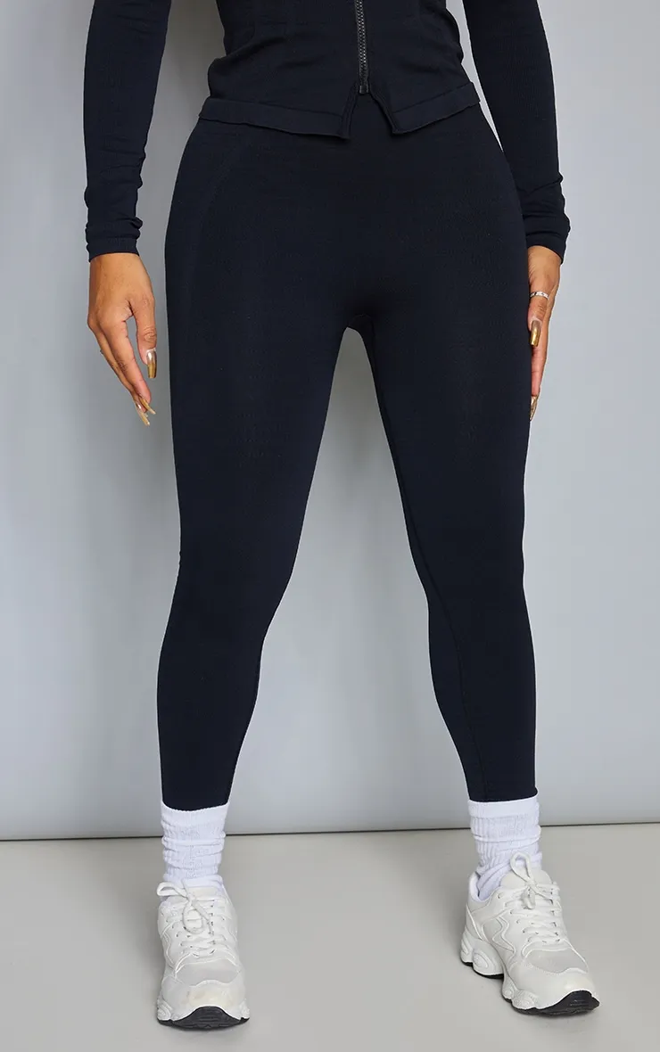 Shape Black Branded Gym Leggings | Shape