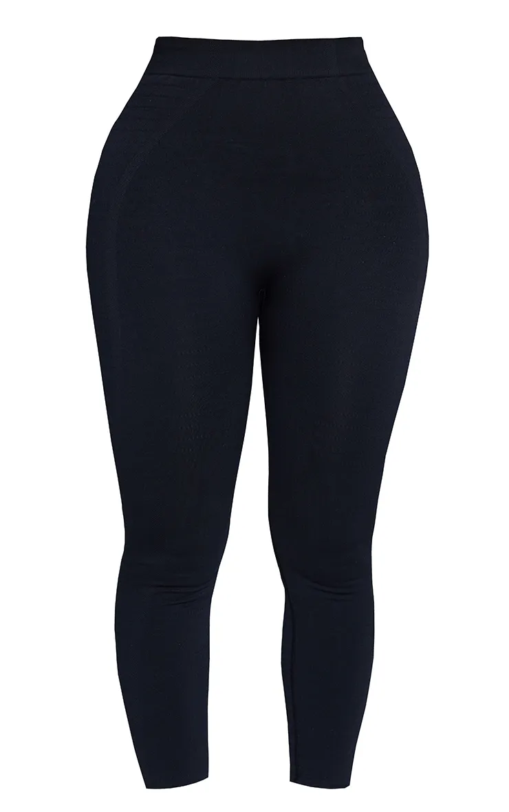 Shape Black Branded Gym Leggings | Shape