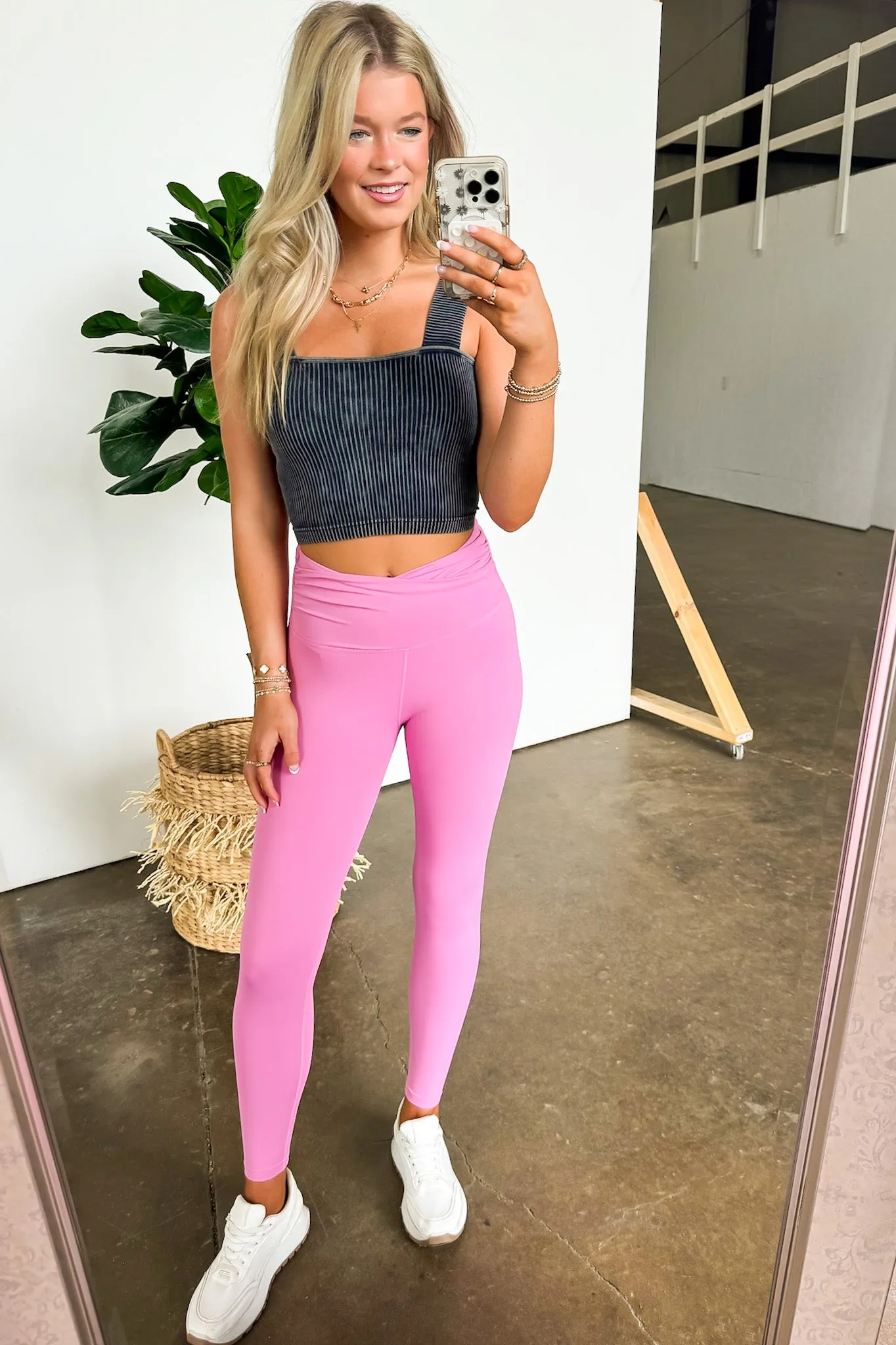 Sleek Favorite Crossover High Waist Leggings