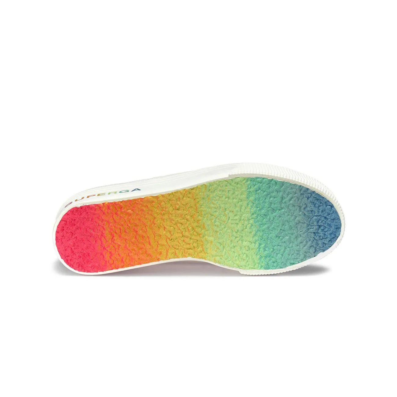 SNEAKERS 2970 PLATFORM SHADED LETTERING Donna White Avorio Rainbow