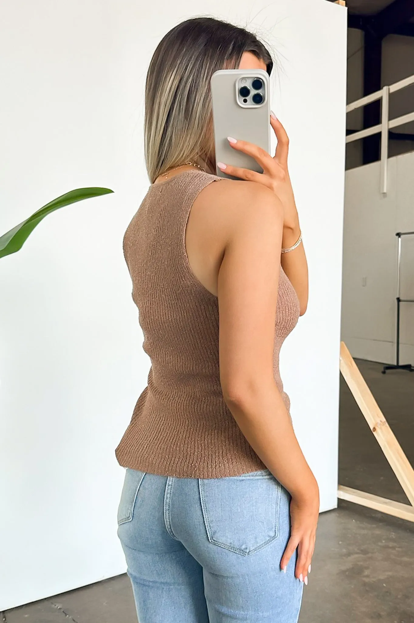 Sotelo V-Neck Knit Tank Top