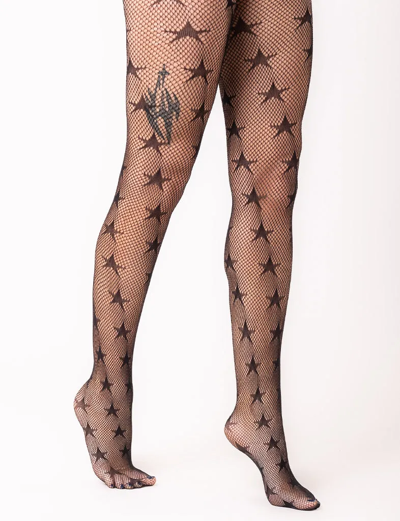 STAR FISHNETS - BLACK