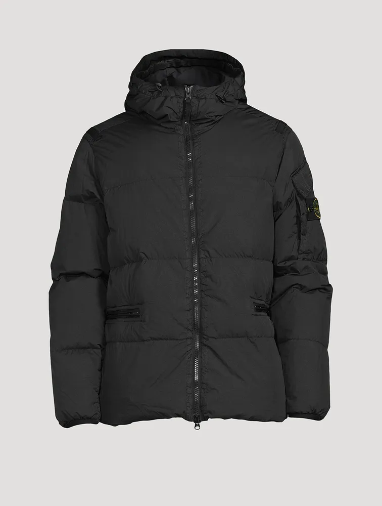 STONE ISLAND Nylon Hooded Down Jacket