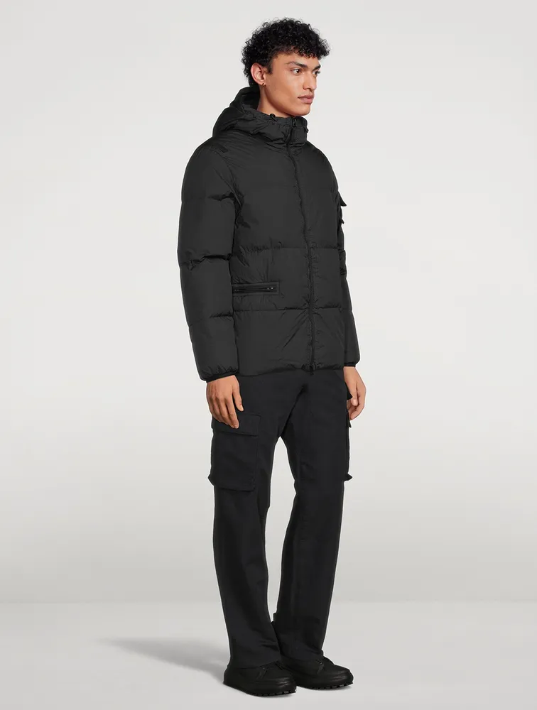 STONE ISLAND Nylon Hooded Down Jacket