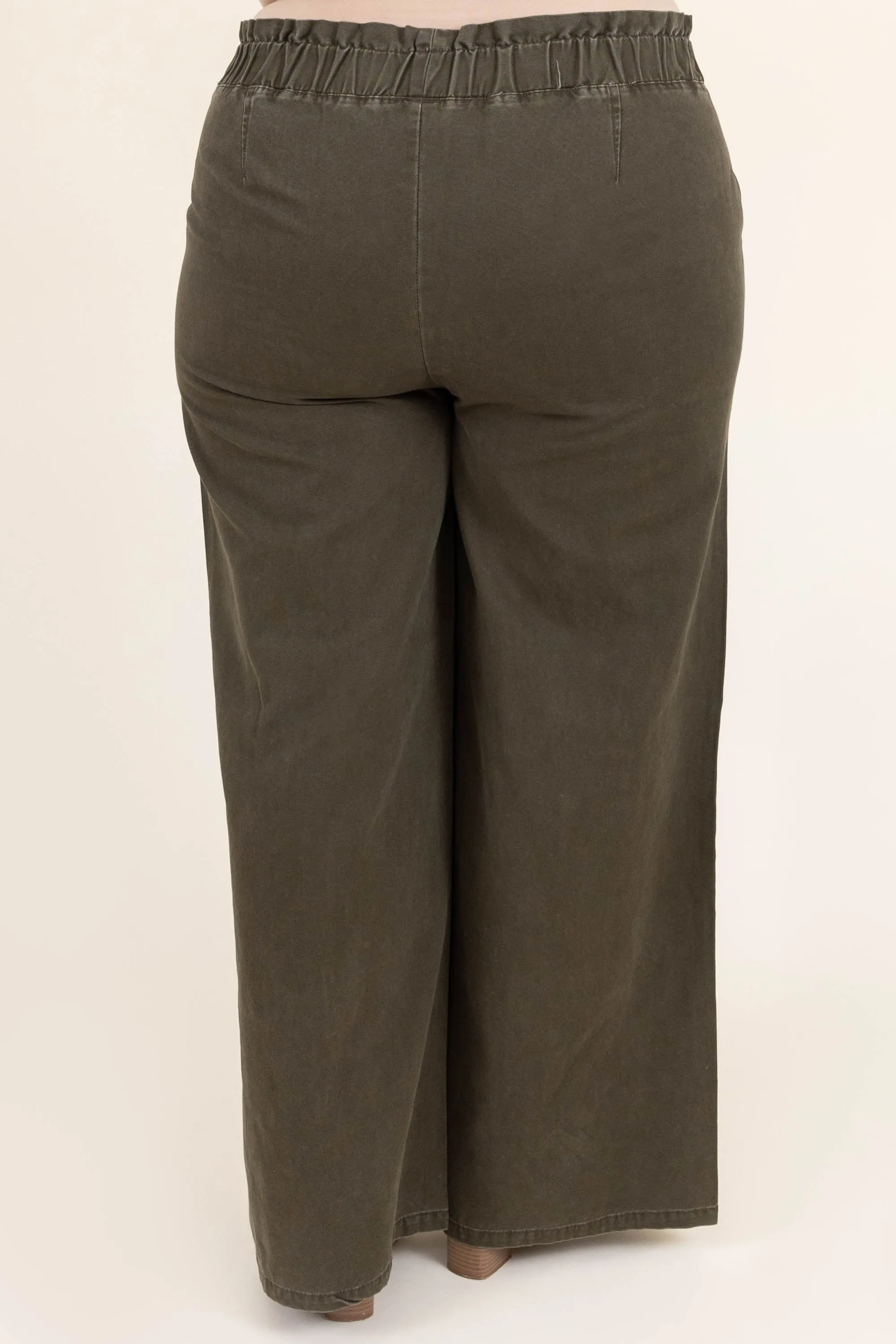 The Sweetest Destination Pants, Dark Olive