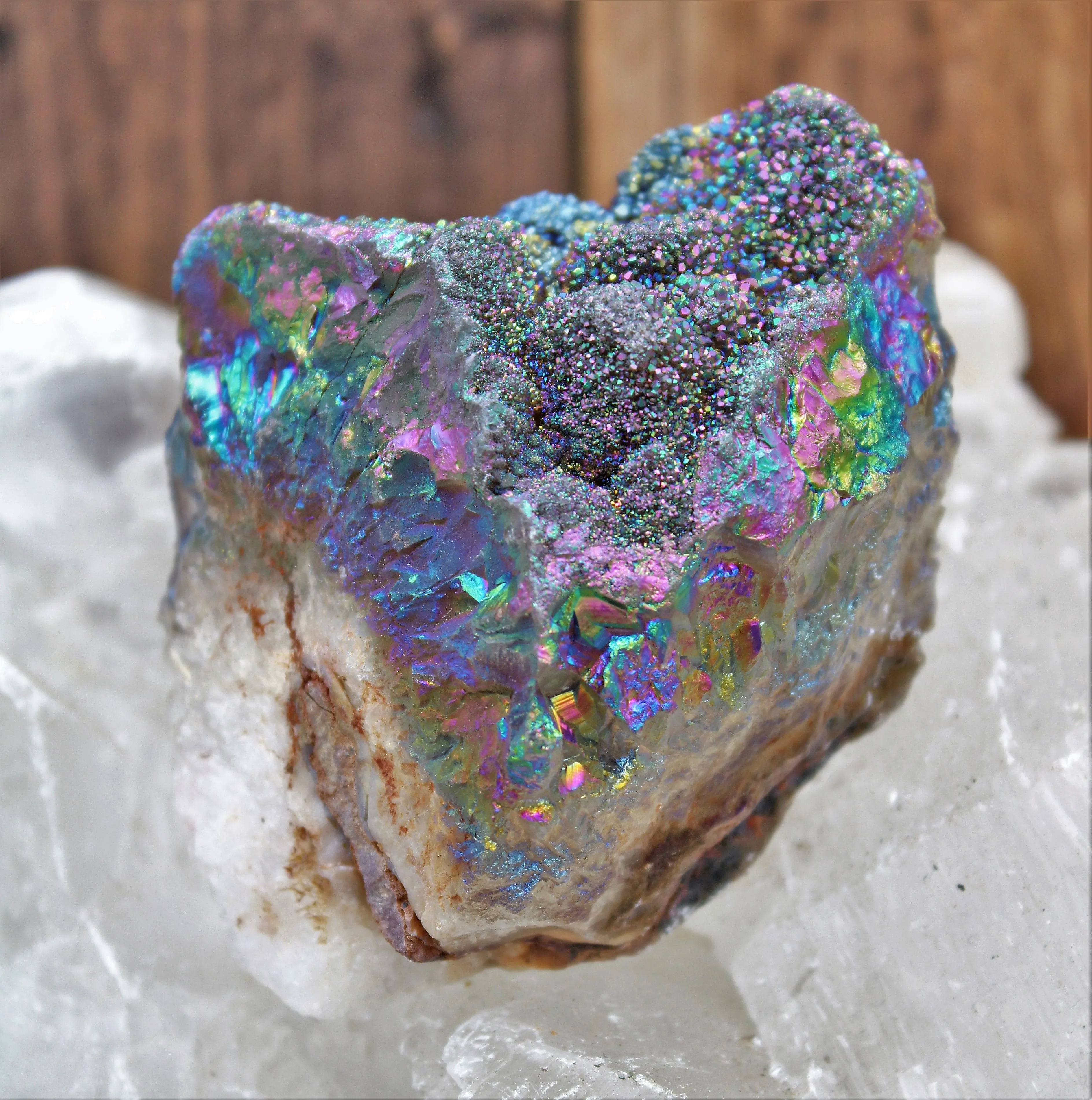 Titanium Aura Quartz Specimen