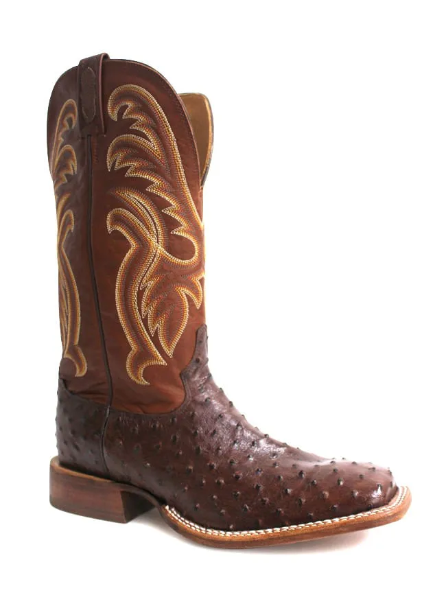 Tony Lama Mens Bourbon Full Quill Ostrich Boots