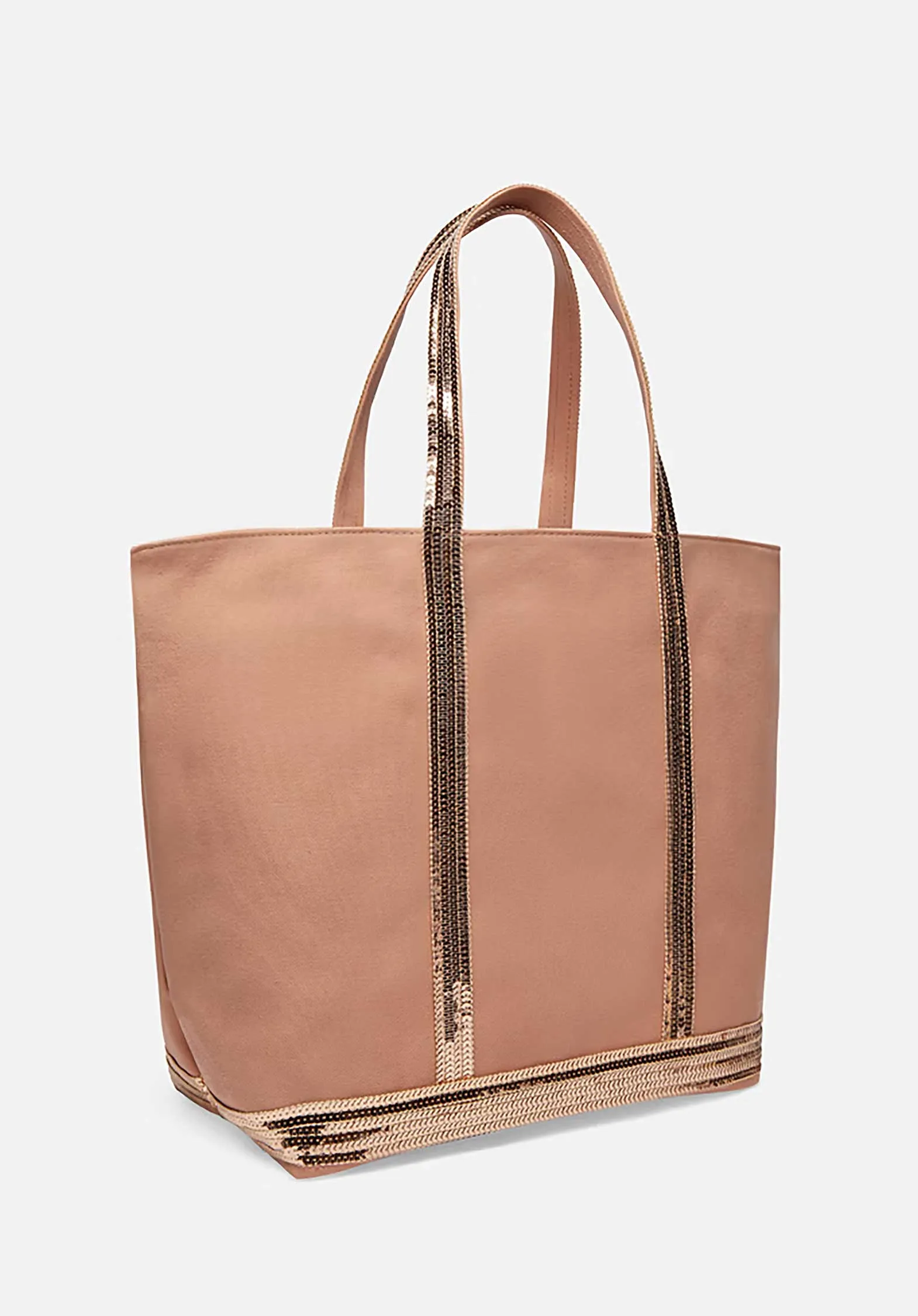 Tote Bag Cabas L Ve01-v40409 Rose-Poudre