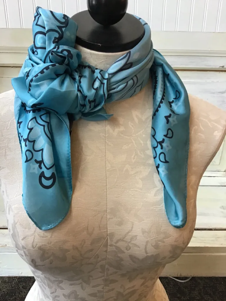 Turquouise Bandana Wild Rag Scarf