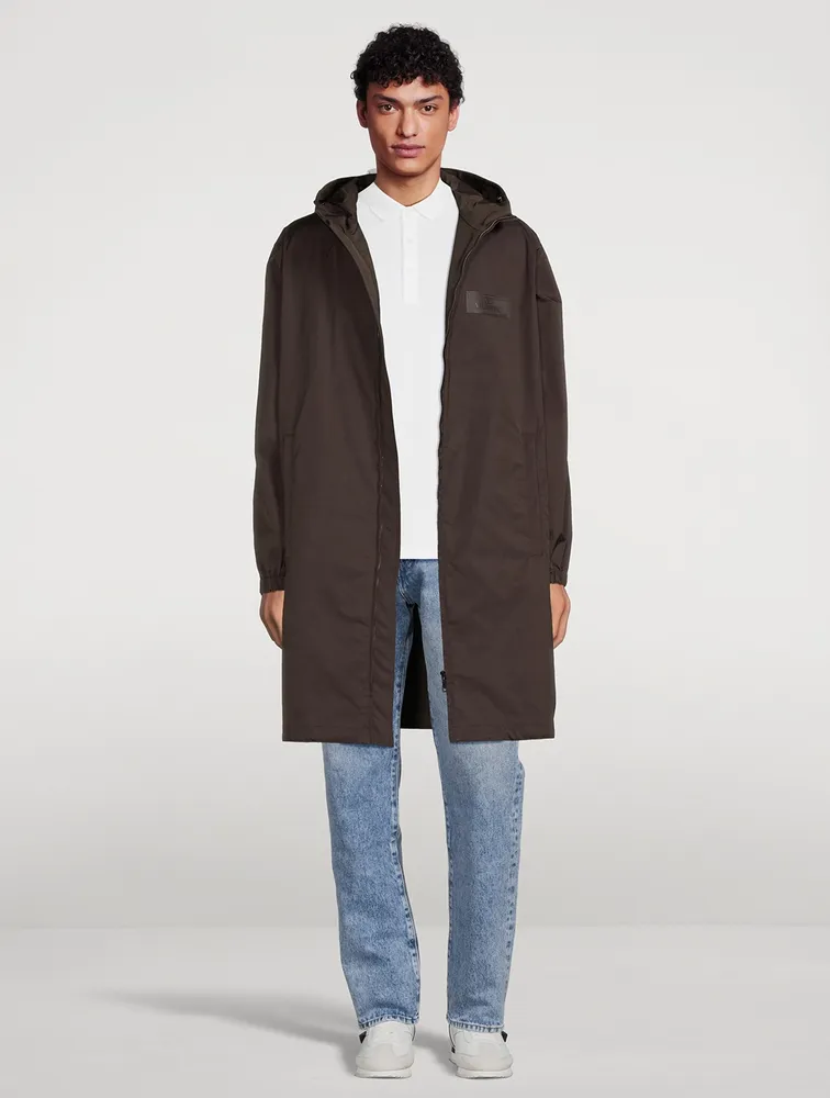 VALENTINO Hooded Raincoat