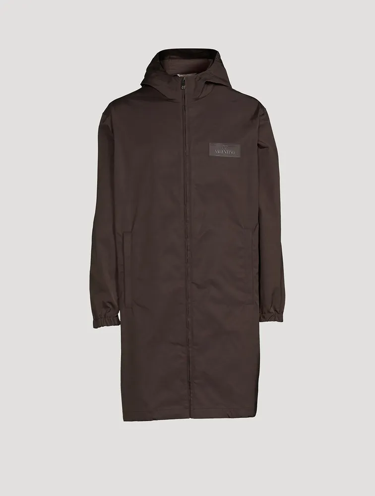 VALENTINO Hooded Raincoat