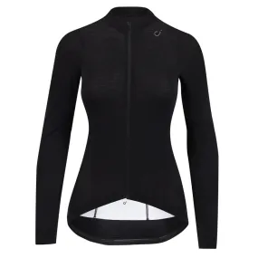 VELOCIO WOMENS CONCEPT MERINO LONG SLEEVE BLACK