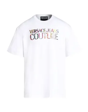 VERSACE JEANS  |Short Sleeves Logo T-Shirts