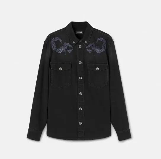 VERSACE  |Long Sleeves Luxury Shirts