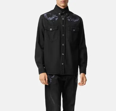 VERSACE  |Long Sleeves Luxury Shirts