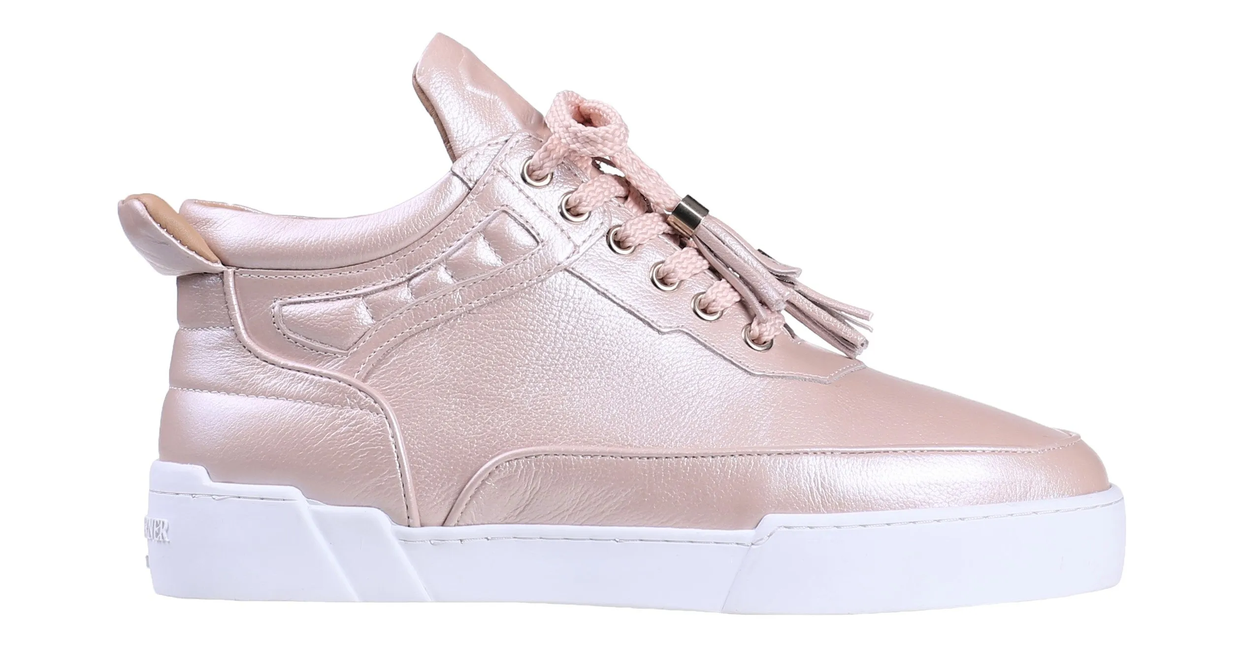 Women's Mid-Top Champagne Silk Finish Nappa