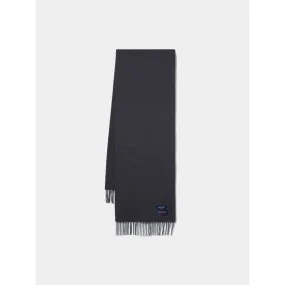 Wool scarf with fringes