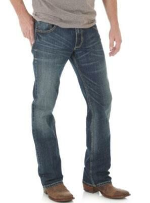 Wrangler Men's Retro Limited Edition Slim Boot Jean in Blue