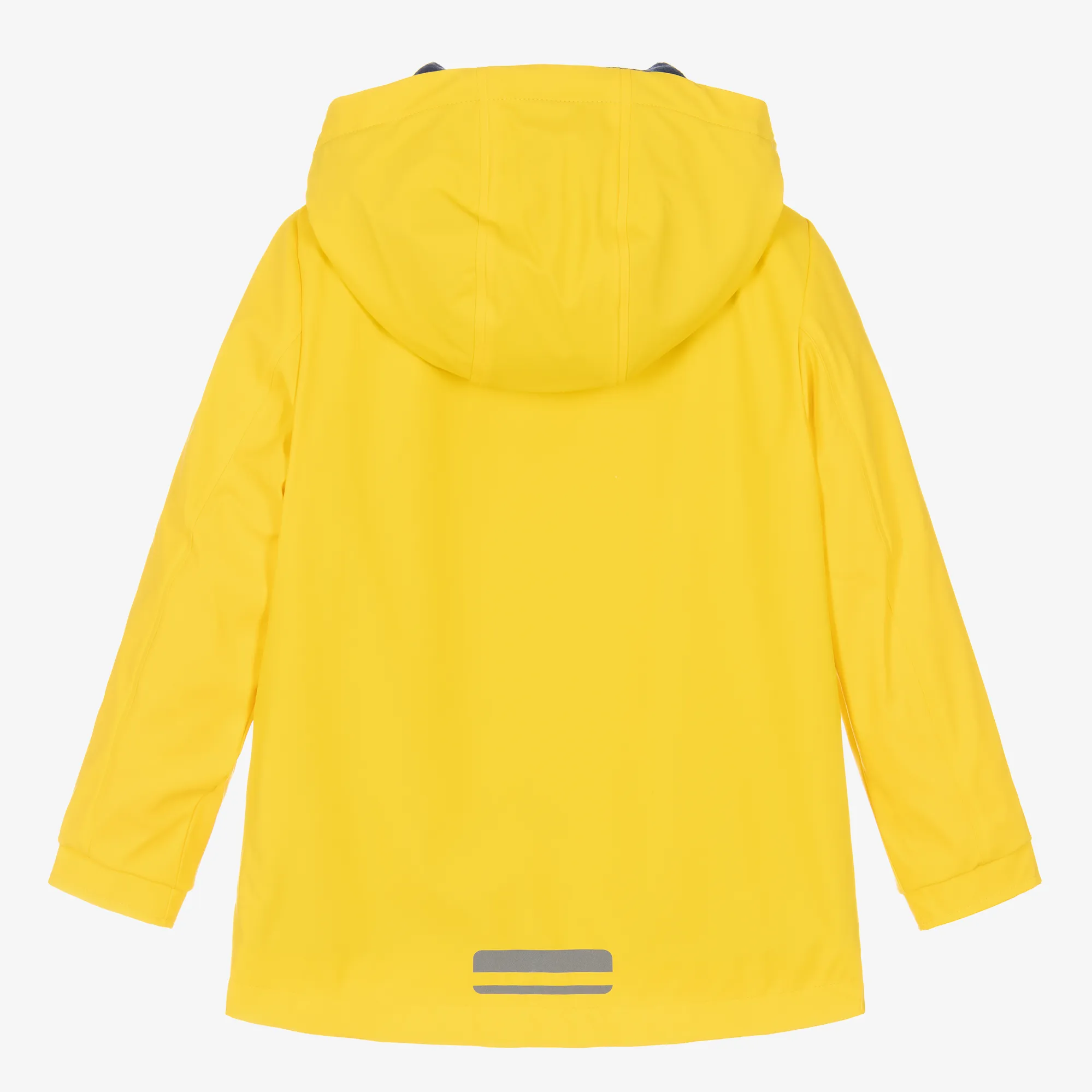 Yellow Hooded Waterproof Raincoat