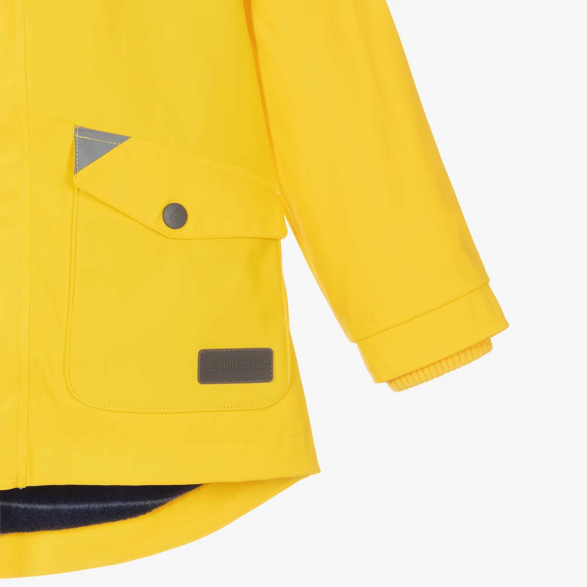 Yellow Hooded Waterproof Raincoat