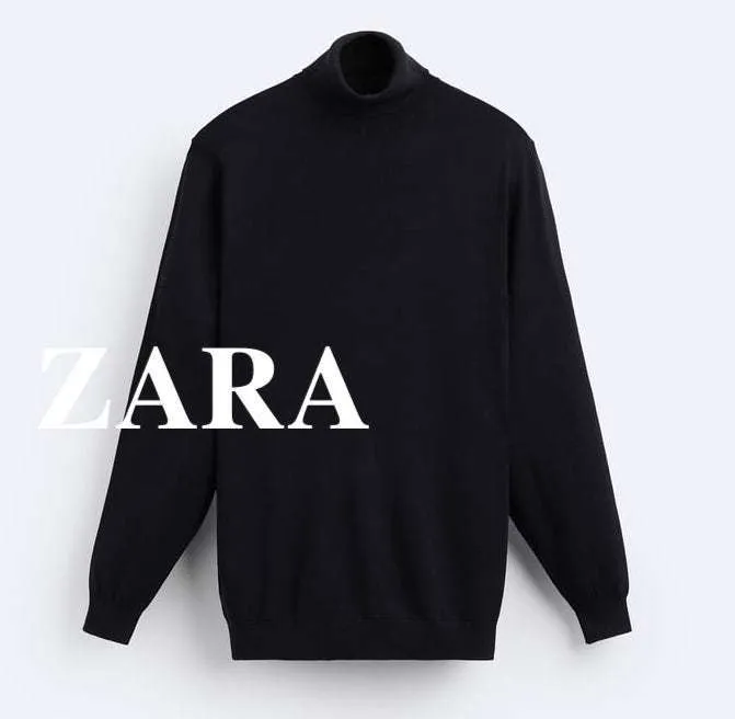 ZARA  |Long Sleeves Plain Sweaters