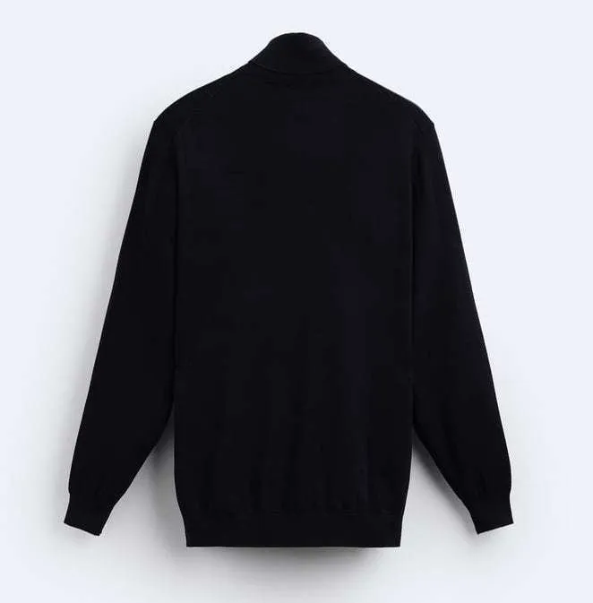 ZARA  |Long Sleeves Plain Sweaters